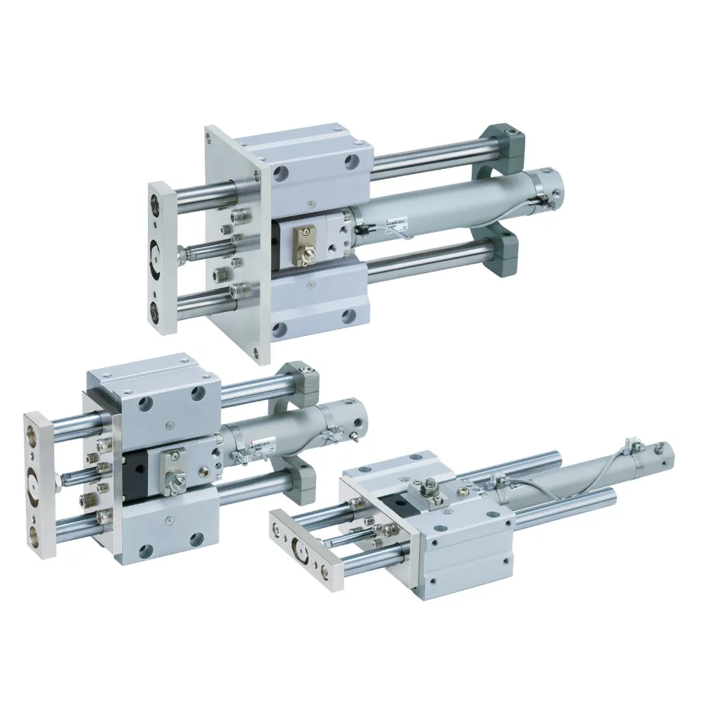 Xi lanh dẫn hướng tích hợp Fine Lock loại nhỏ gọn MLGC